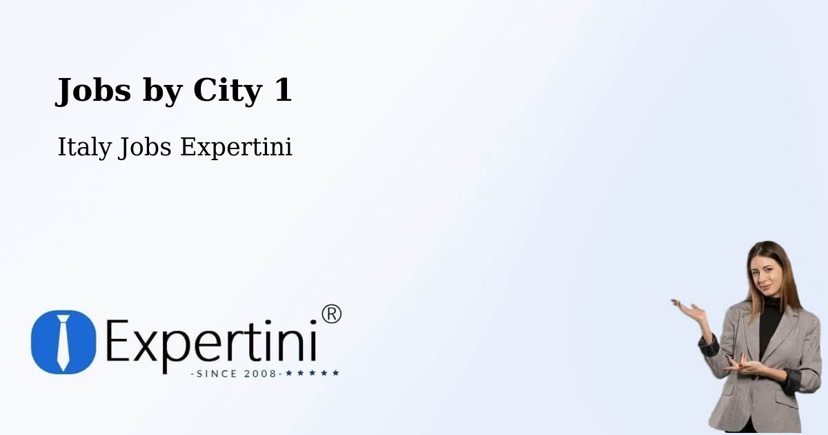 City Jobs in Italy - Expertini